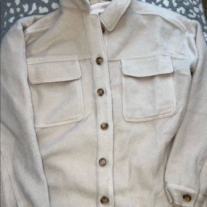 NWT PacSun LA Hearts Cream Oversized Jacket